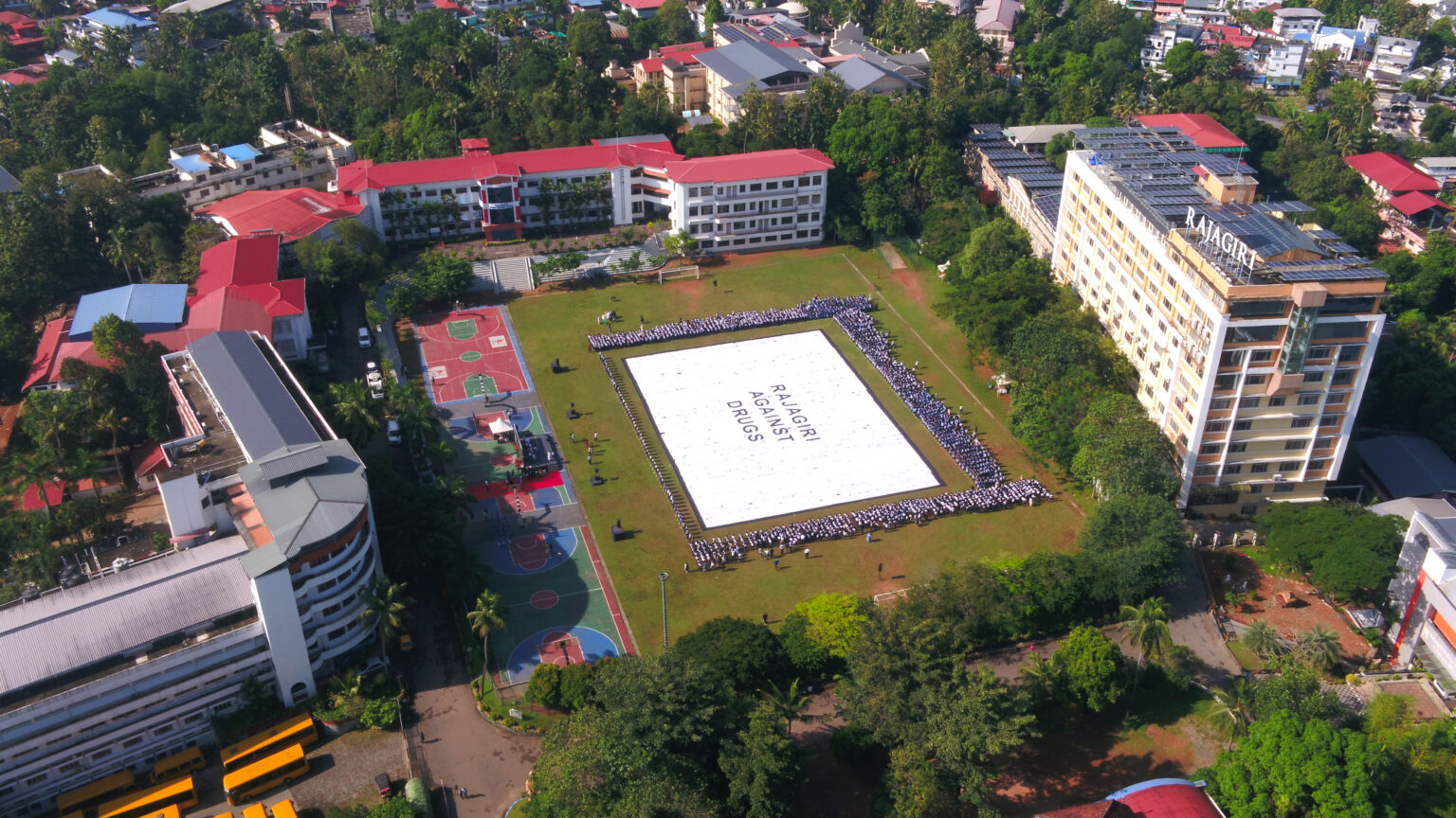 Rajagiri Public School Enters The World Record For The Largest Hand ...